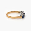 18 Carat Yellow & White Gold Sapphire & Diamond Ring
