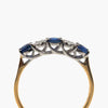 18 Carat Yellow & White Gold Sapphire & Diamond Ring