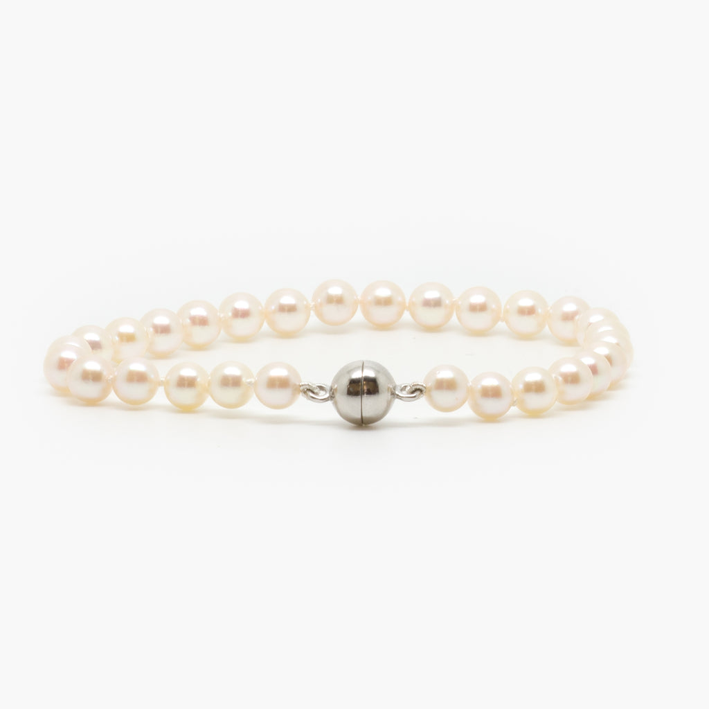 Jordans Jewellers silver magnetic clasp freshwater pearl bracelet