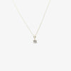 Jordans Jewellers silver cubic zirconia 0.6cm pendant necklace - Alternate shot 1