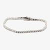 Jordans Jewellers silver cubic zirconia tennis bracelet