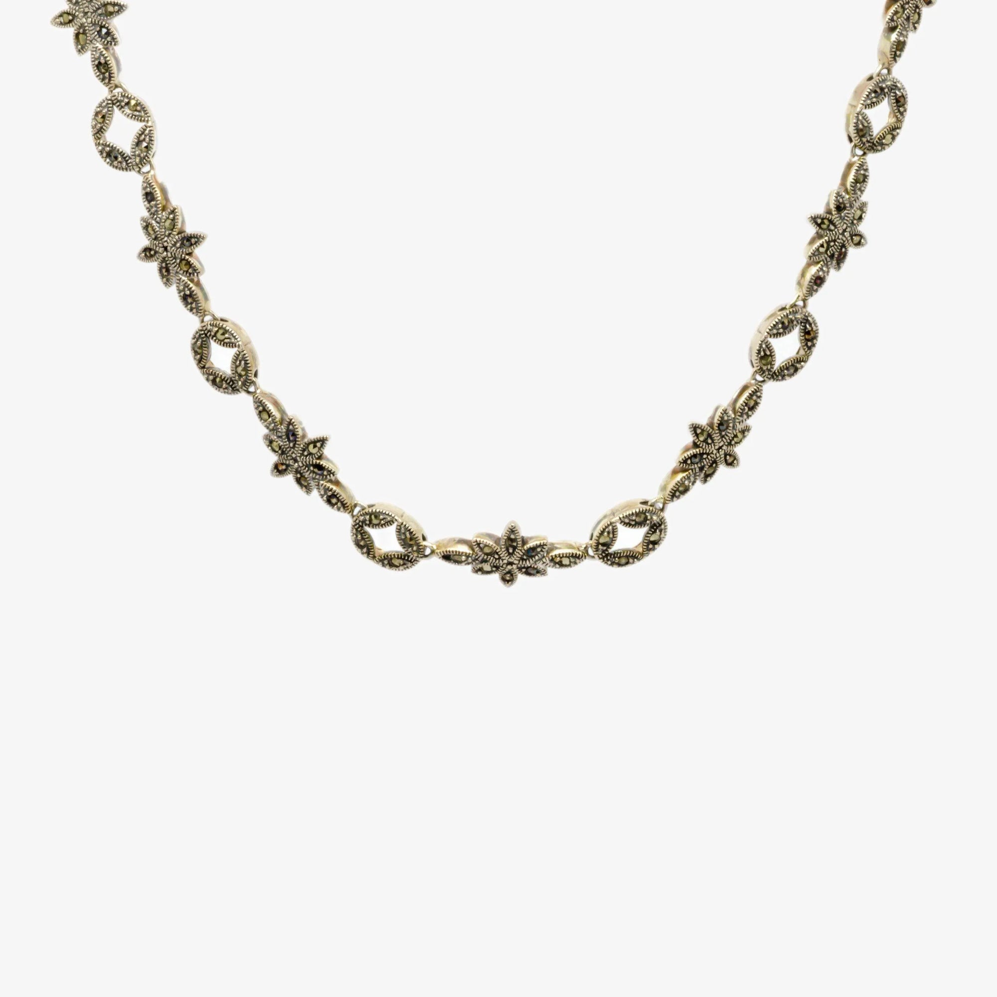 Marcasite Fancy Necklace - Jordans Jewellers
