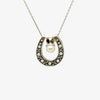 Jordans Jewellers reversible horseshoe pearl pendant necklace - Alternate shot 1