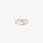 Silver Cubic Zirconia Marquise Ring - Jordans Jewellers