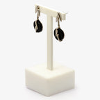 Silver & Onyx Drop Earrings - Jordans Jewellers