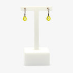 Peridot & Cubic Zirconia Drop Earrings - Jordans Jewellers