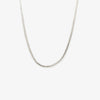 Jordans Jewellers Silver Claw Set 0.2cm Round Cz Line Necklace - Alternate shot 1