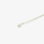 Silver Simulated Pearl Pendant Necklace - Jordans Jewellers