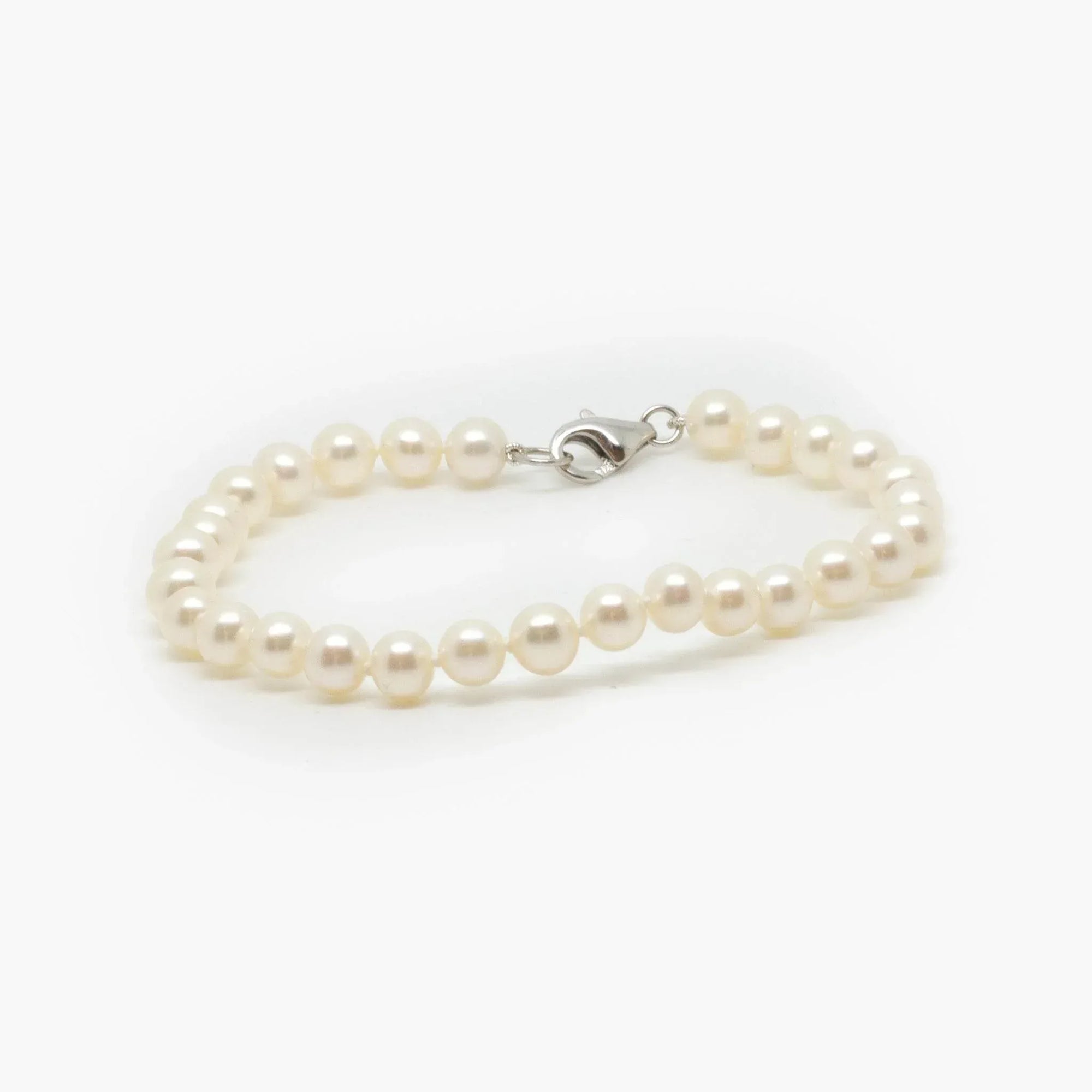 Silver Tripper Freshwater Pearl Bracelet - Jordans Jewellers