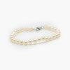 Jordans Jewellers silver tripper clasp and white freshwater pearl bracelet - Alternate shot 1