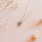 9 Carat Gold Diamond Spray Pendant Necklace - Jordans Jewellers