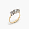 Pre-Owned 18 Carat Yellow Gold Three Stone Diamond Ring