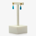Turquoise Dangle Drop Earrings - Jordans Jewellers