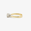 Jordans Jewellers 18ct yellow and white gold twisted setting diamond ring - Alternate shot 1