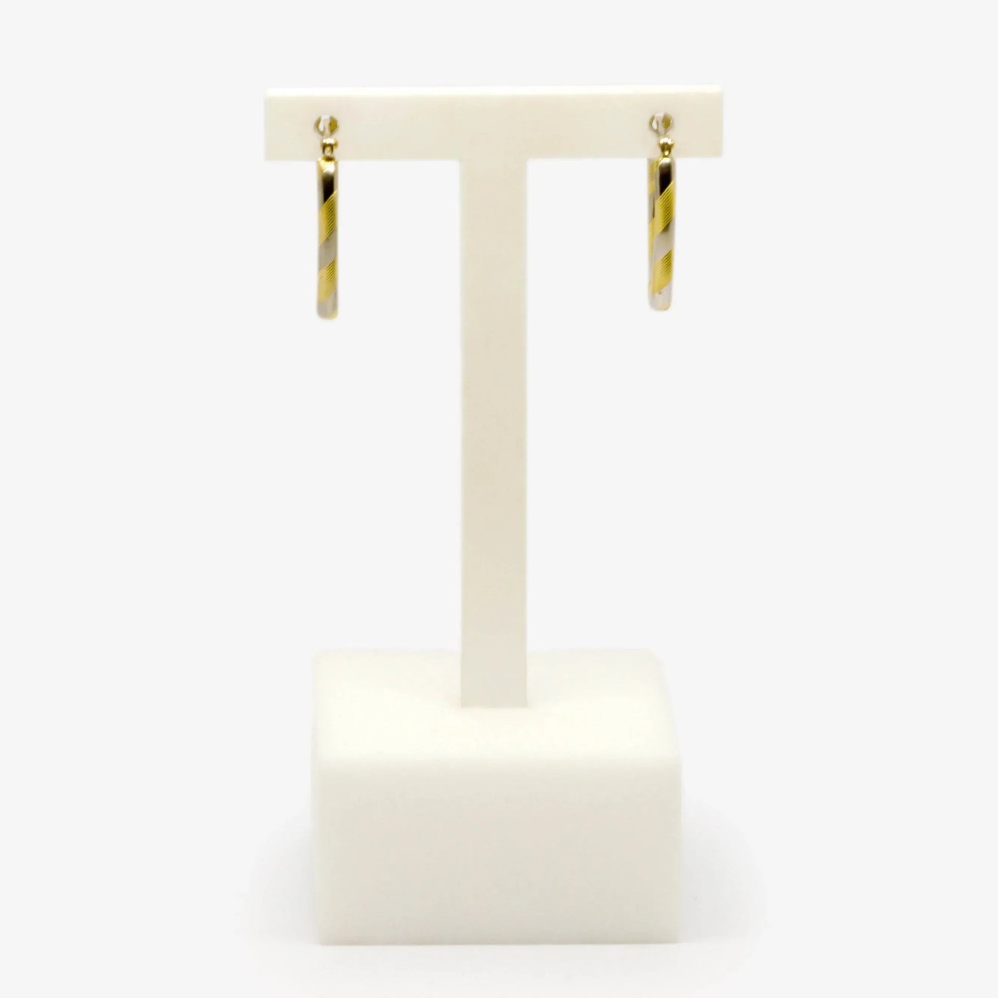 Pre-Owned Oval Hoop Earrings - Jordans Jewellers
