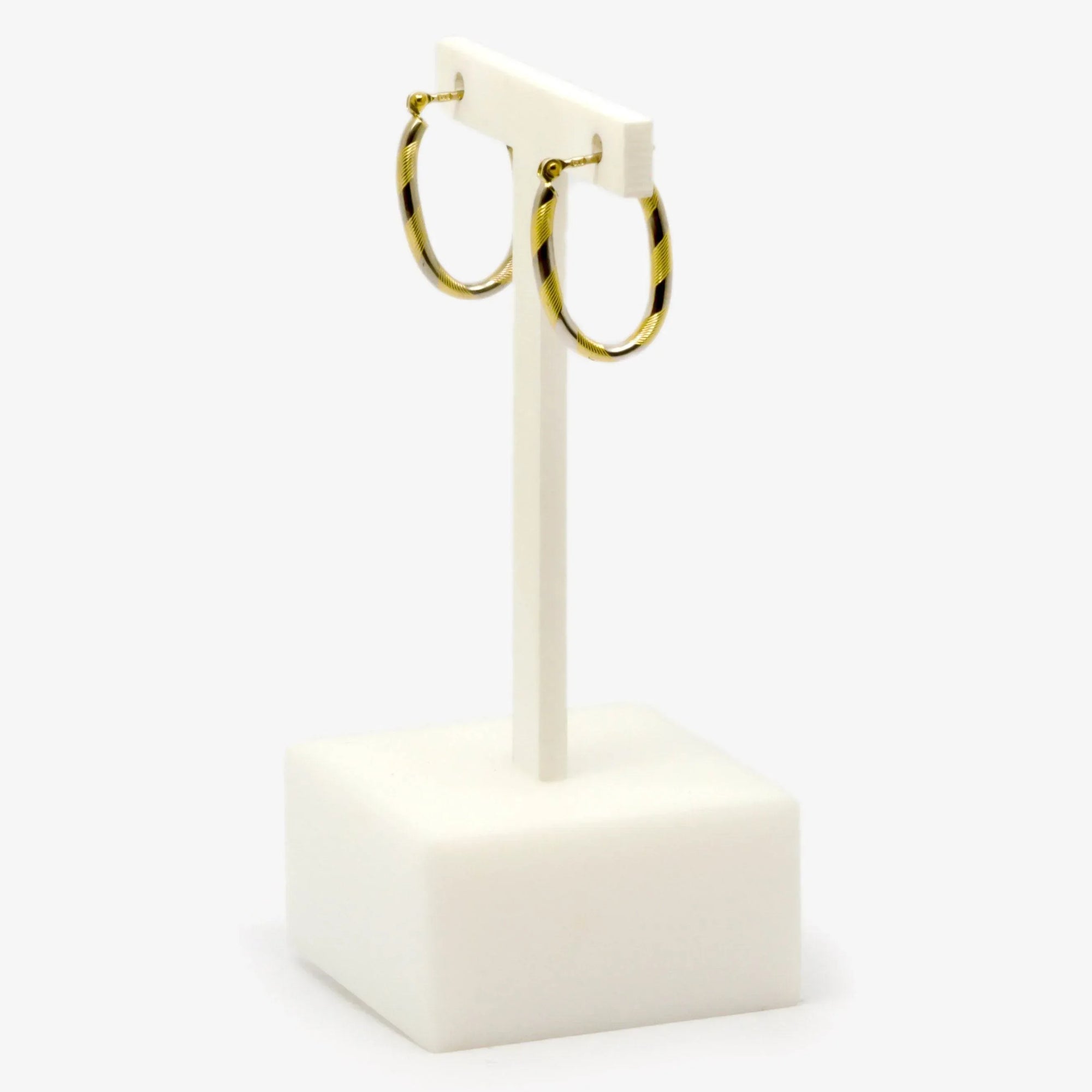 Pre-Owned Oval Hoop Earrings - Jordans Jewellers