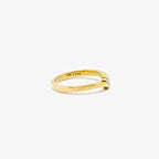 Diamond Set Wishbone Ring - Jordans Jewellers