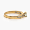 18 Carat Yellow Gold Four Claw Diamond Solitaire Ring